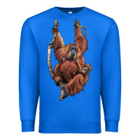 True Royal Orangutan And Baby Premium Sweatshirt - LillyAllenDesigns