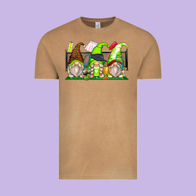 Tennis Gnomes Vintage Tee Designed By Zillion Design Studio