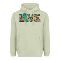 Matcha western gemstone sunflowers serape leopard turquoise love Heavyweight Hoodie - Artiststas
