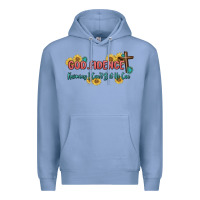 Colony Blue god fidence Premium Hoodie - MaliasSmallBusiness