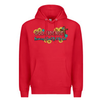 Red god fidence Premium Hoodie - MaliasSmallBusiness