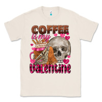 Natural coffee is my valentine skull Classic Tee - FaDigitalArtStudio