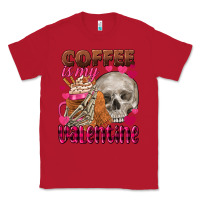 Red coffee is my valentine skull Classic Tee - FaDigitalArtStudio
