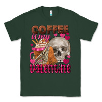 Sports Green coffee is my valentine skull Classic Tee - FaDigitalArtStudio