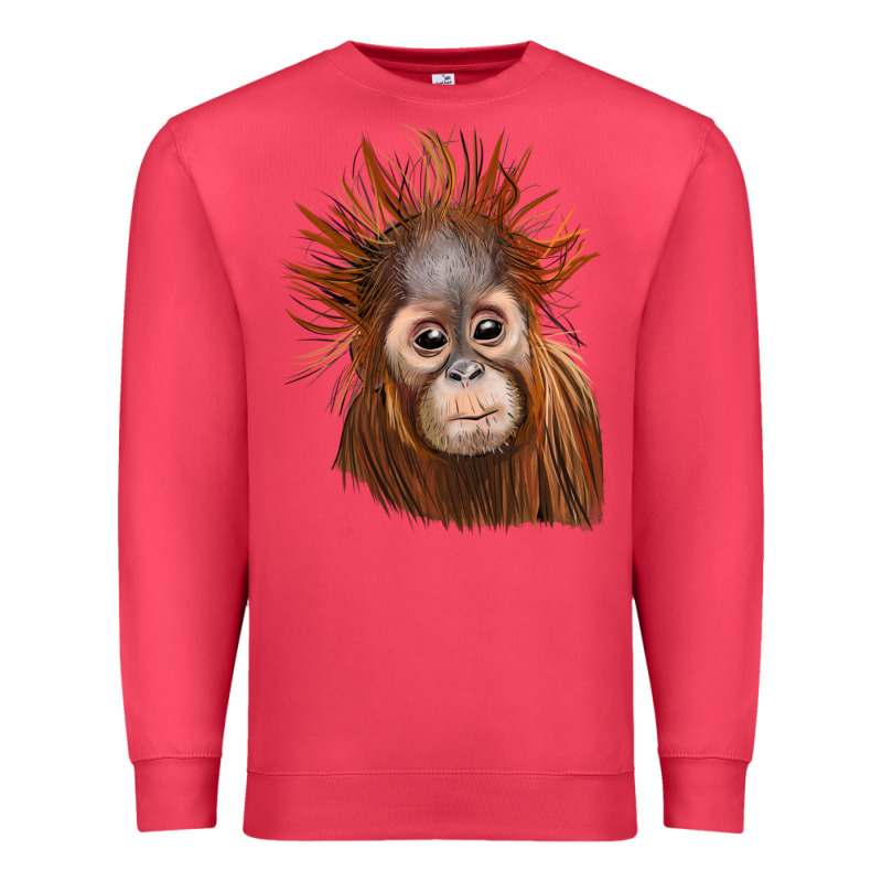 Baby Orangutan Premium Sweatshirt by LillyAllenDesigns | Teevron