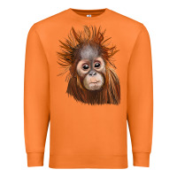 Carrot baby orangutan Premium Sweatshirt - LillyAllenDesigns