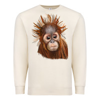 Sandshell baby orangutan Premium Sweatshirt - LillyAllenDesigns