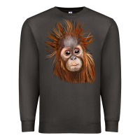 Smoke baby orangutan Premium Sweatshirt - LillyAllenDesigns