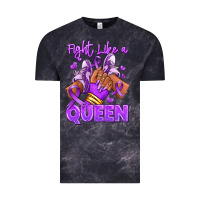 Cloud Black fight like a queen lupus awareness afro girl sneak Vintage Tee - RanaPortraitStore
