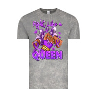Cloud Rock fight like a queen lupus awareness afro girl sneak Vintage Tee - RanaPortraitStore