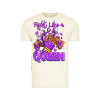 Vintage Arctic fight like a queen lupus awareness afro girl sneak Vintage Tee - RanaPortraitStore