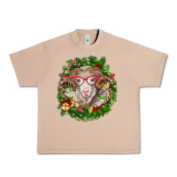 Burro Christmas merino Urban Heavy Tee - BarkalooDesign
