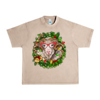 French Oak Christmas merino Urban Heavy Tee - BarkalooDesign