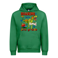 Emerald roaring into 2nd grade Urban Hoodie - BundleAndBundleShop