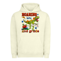Pigment Pistachio roaring into 2nd grade Urban Hoodie - BundleAndBundleShop