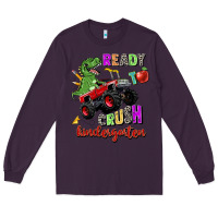 Plum ready to crush kindergarten Long Sleeve Tee - Zillion Design Studio