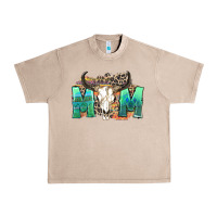 French Oak mom with bull skull Urban Heavy Tee - Zillion Design Studio
