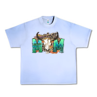 Grape Ice mom with bull skull Urban Heavy Tee - Zillion Design Studio