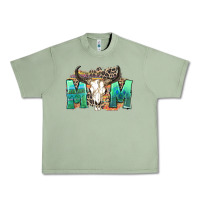 Oil Green mom with bull skull Urban Heavy Tee - Zillion Design Studio