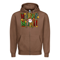Chestnut Christmas merry mini Zipper Hoodie - FaDigitalArtStudio