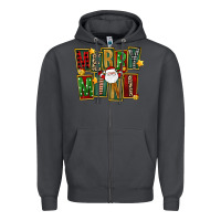 Smoke Christmas merry mini Zipper Hoodie - FaDigitalArtStudio