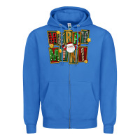 True Royal Christmas merry mini Zipper Hoodie - FaDigitalArtStudio