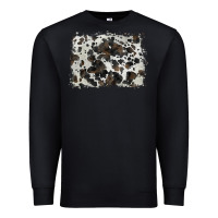Black cowhide background Premium Sweatshirt - BarkalooDesign