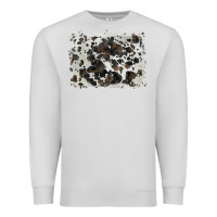 Dove Grey cowhide background Premium Sweatshirt - BarkalooDesign