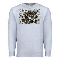 Heather Grey cowhide background Premium Sweatshirt - BarkalooDesign