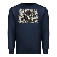 Navy cowhide background Premium Sweatshirt - BarkalooDesign