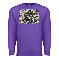 Purple cowhide background Premium Sweatshirt - BarkalooDesign