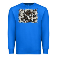 True Royal cowhide background Premium Sweatshirt - BarkalooDesign