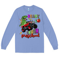 Colony Blue ready to crush preschool Long Sleeve Tee - Zillion Design Studio