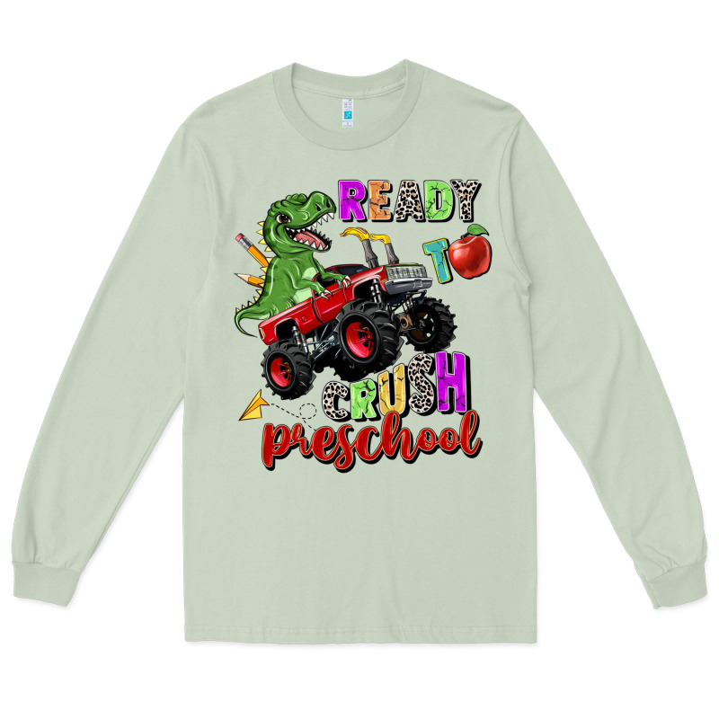 Ready To Crush Preschool Long Sleeve Tee by Zillion Design Studio | Teevron