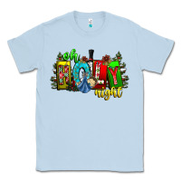 Dusty Blue oh holy night Classic Tee - CowhideDigitalArt