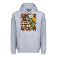 Heather Grey kindness is free sprinkle Premium Hoodie - NancyCooperArtShop