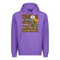 Purple kindness is free sprinkle Premium Hoodie - NancyCooperArtShop