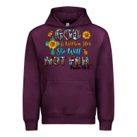 Mauve Wine god is within her she will not fail Urban Hoodie - BundleAndBundleShop