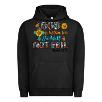 Pigment Black god is within her she will not fail Urban Hoodie - BundleAndBundleShop
