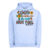 Pigment Grape Ice god is within her she will not fail Urban Hoodie - BundleAndBundleShop