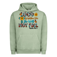 Pigment Oil Green god is within her she will not fail Urban Hoodie - BundleAndBundleShop