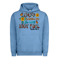 Pigment Pebble Blue god is within her she will not fail Urban Hoodie - BundleAndBundleShop