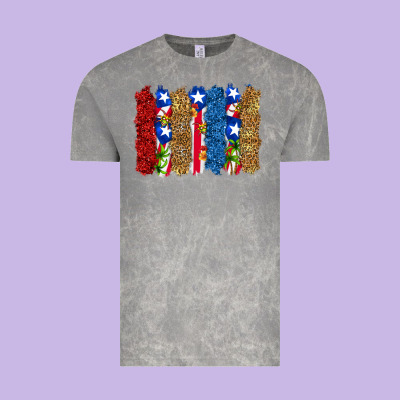 Vintage Tee puerto rico republic brushstrokes