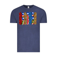 Vintage Denim puerto rico republic brushstrokes Vintage Tee - RanaPortraitStore