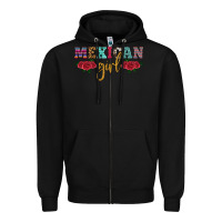 Black mexican girl Zipper Hoodie - HRA Design Shop