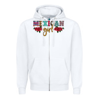 White mexican girl Zipper Hoodie - HRA Design Shop