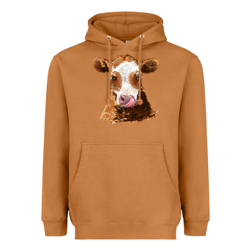 Guernsey Cow Heavyweight Hoodie by AdoDesignShop | Teevron