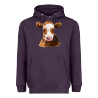 Plum guernsey cow Heavyweight Hoodie - AdoDesignShop