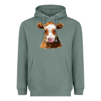 Sage guernsey cow Heavyweight Hoodie - AdoDesignShop