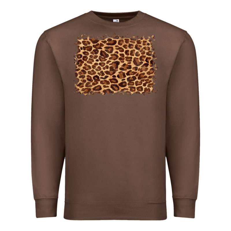 Leopard Background Premium Sweatshirt by BarkalooDesign | Teevron